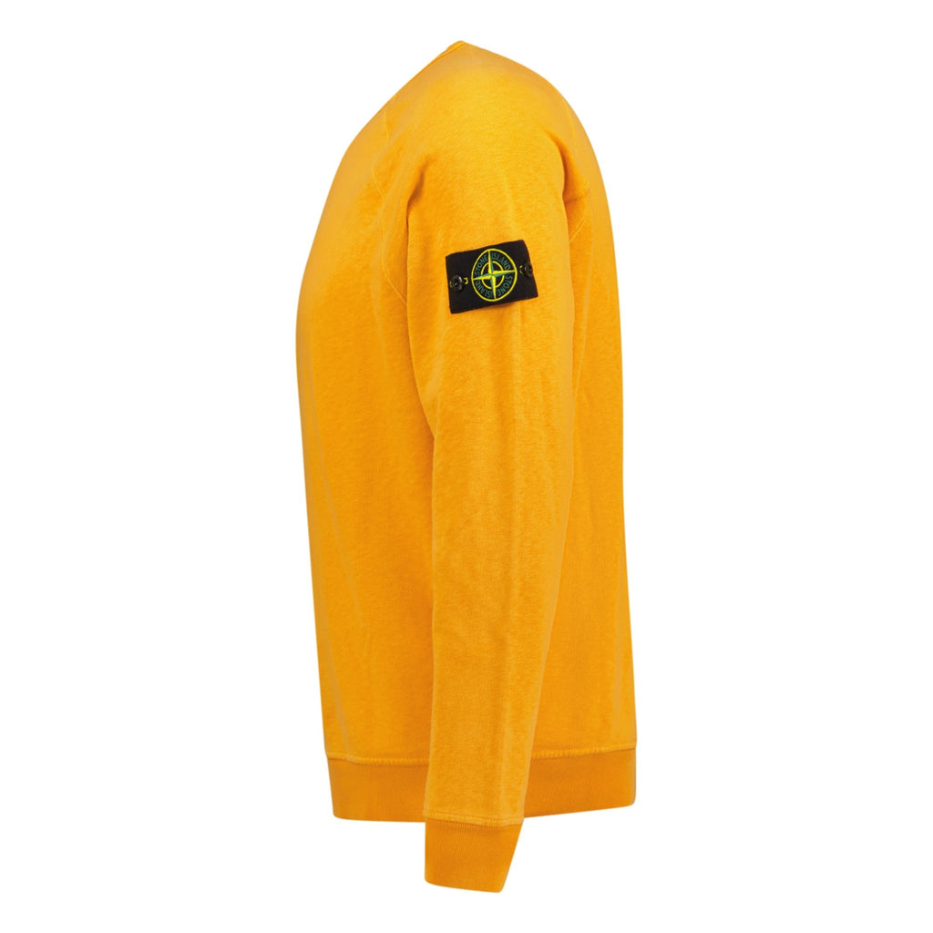 Stone Island Cotton Light Sweatshirt Orange - chancefashionco