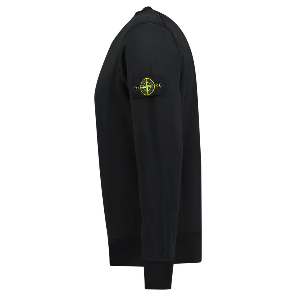 Stone Island Cotton Sweatshirt Black - chancefashionco