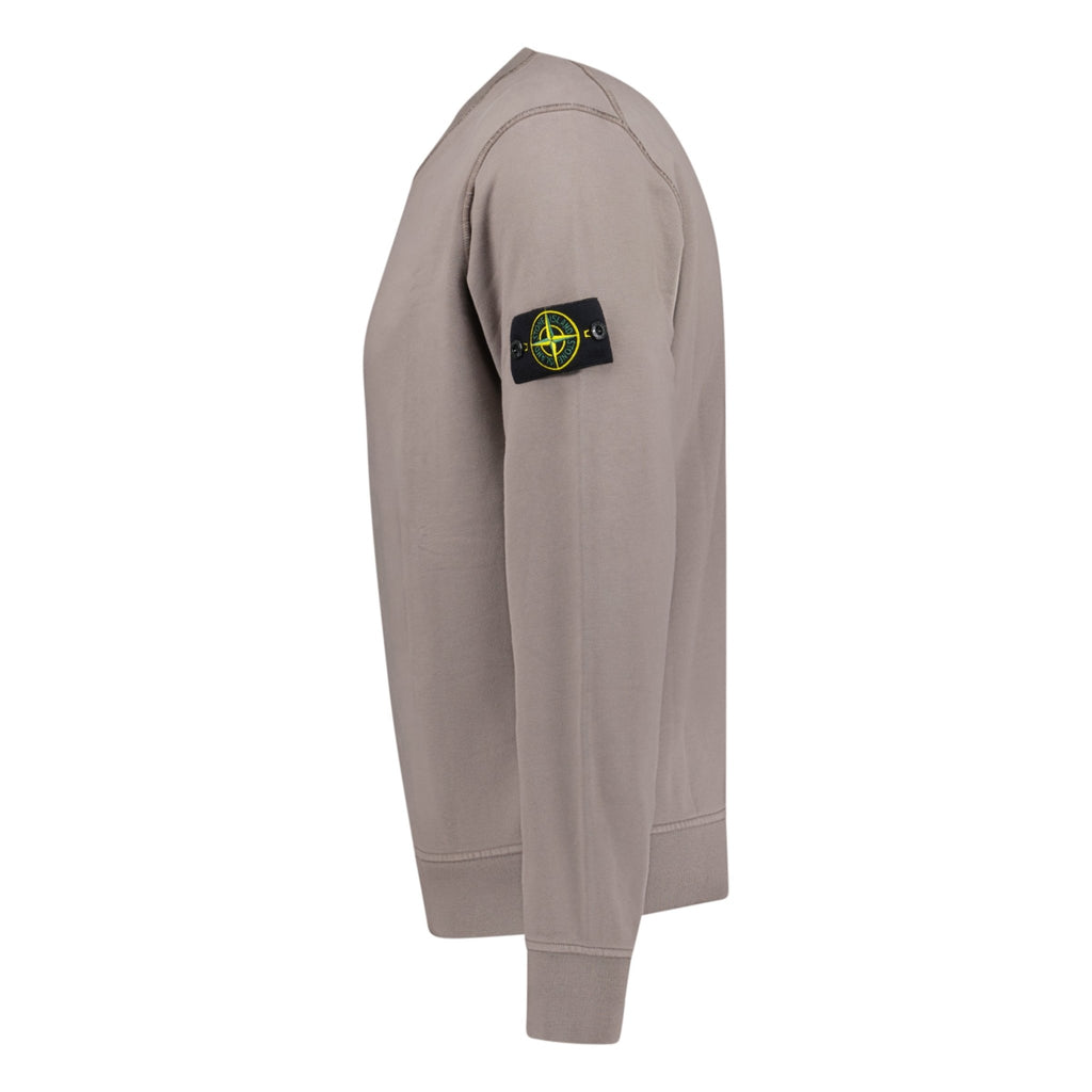 Stone Island Cotton Sweatshirt Dove Grey - chancefashionco