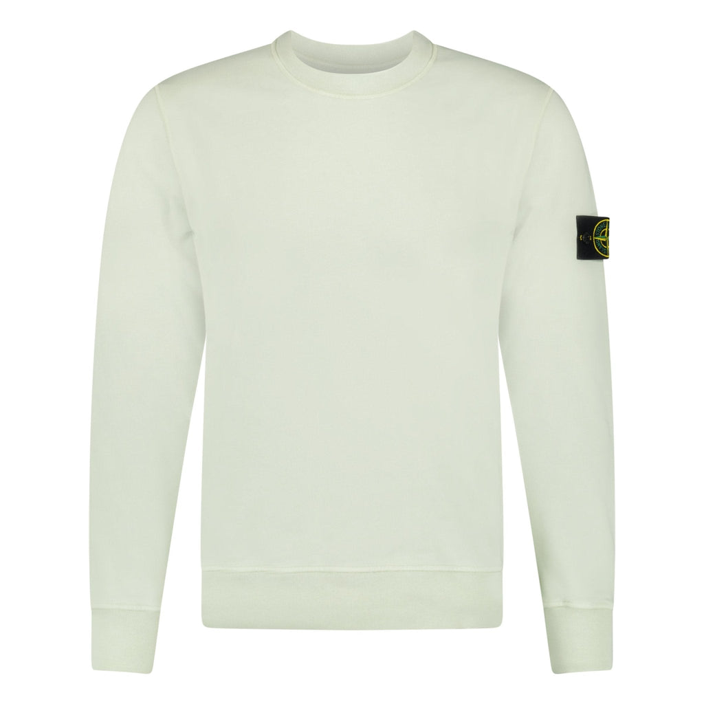 Stone Island Cotton Sweatshirt Pistachio - chancefashionco