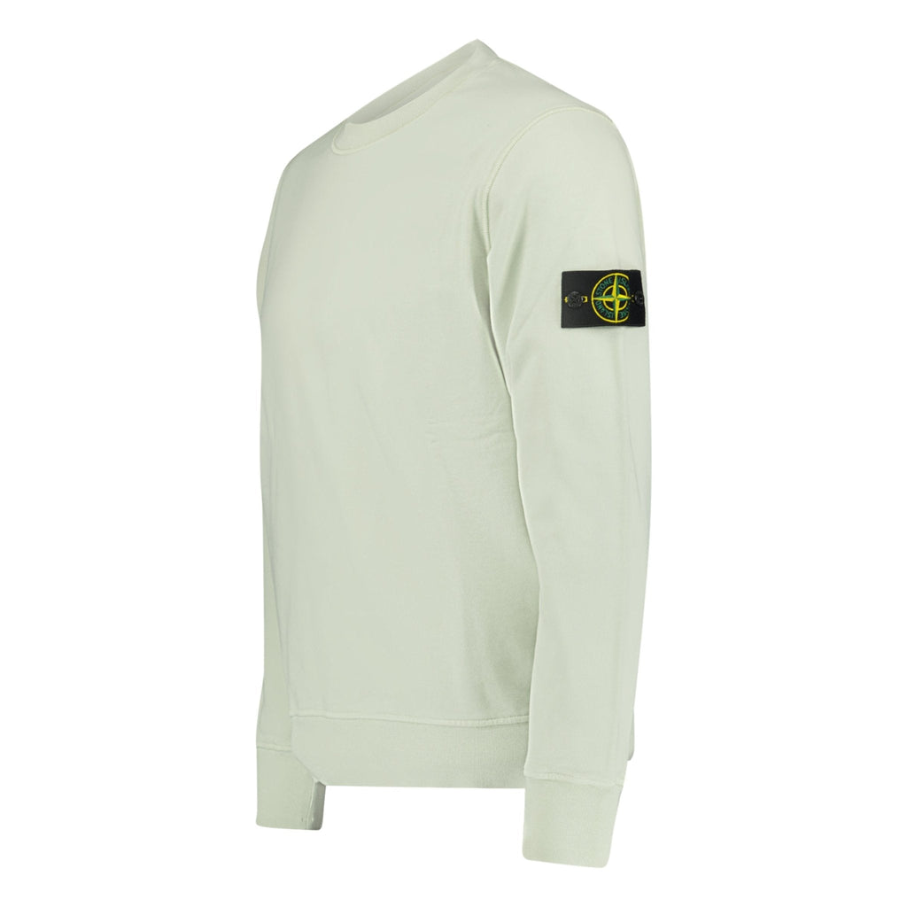 Stone Island Cotton Sweatshirt Pistachio - chancefashionco