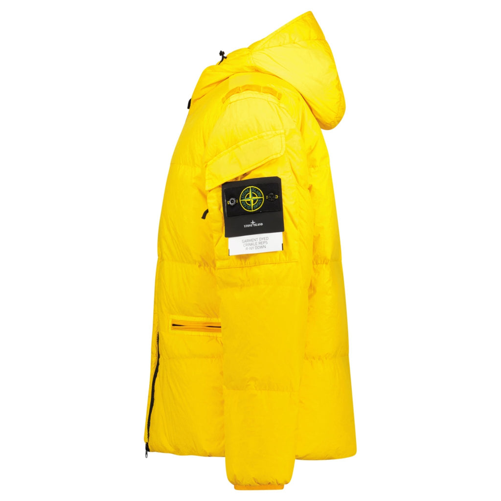 Stone Island Crinkle R - NY Down Jacket Yellow - chancefashionco