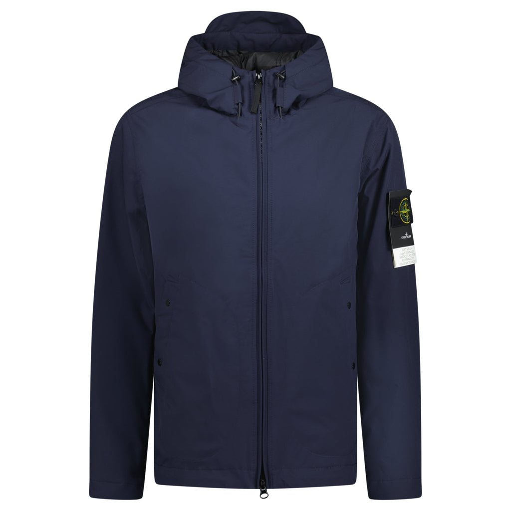 Stone Island Hooded Soft Shell R Jacket Navy - chancefashionco