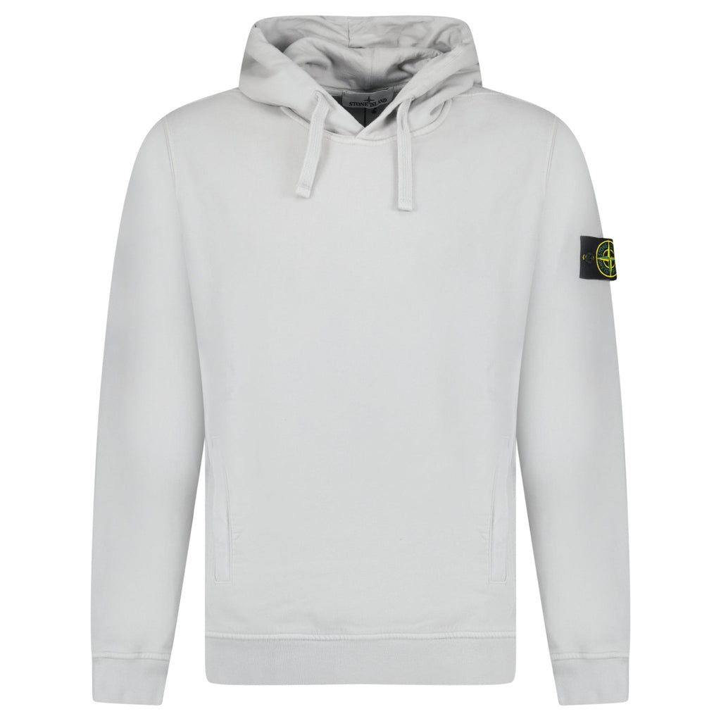 Stone Island Hooded Sweatshirt Pearl Grey - chancefashionco