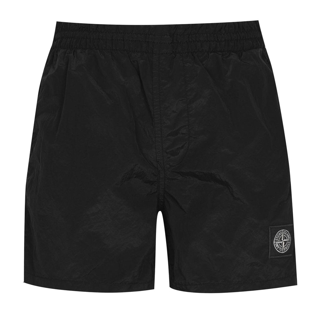 Stone Island Nylon Metal Swim Shorts Black - chancefashionco