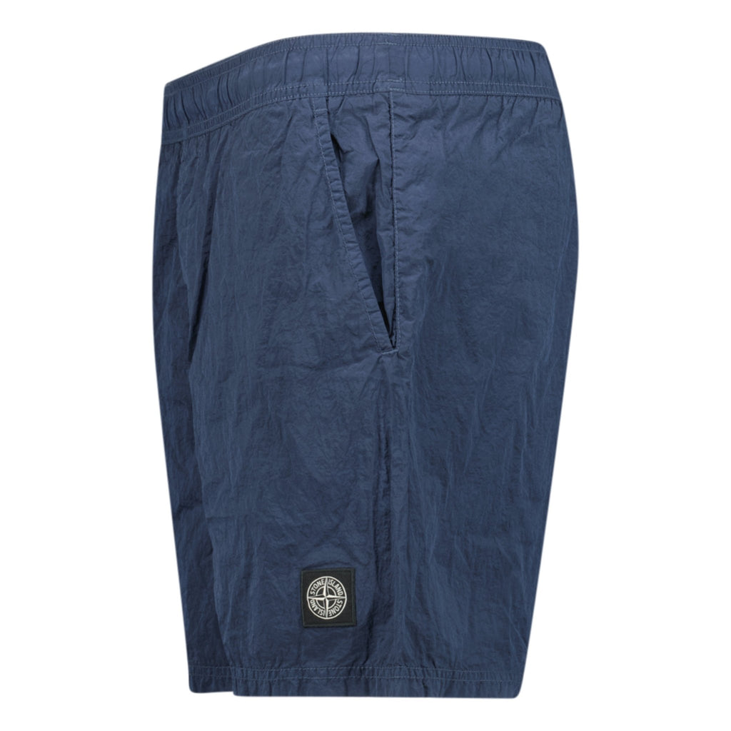 Stone Island Nylon Metal Swim Shorts Blue - chancefashionco