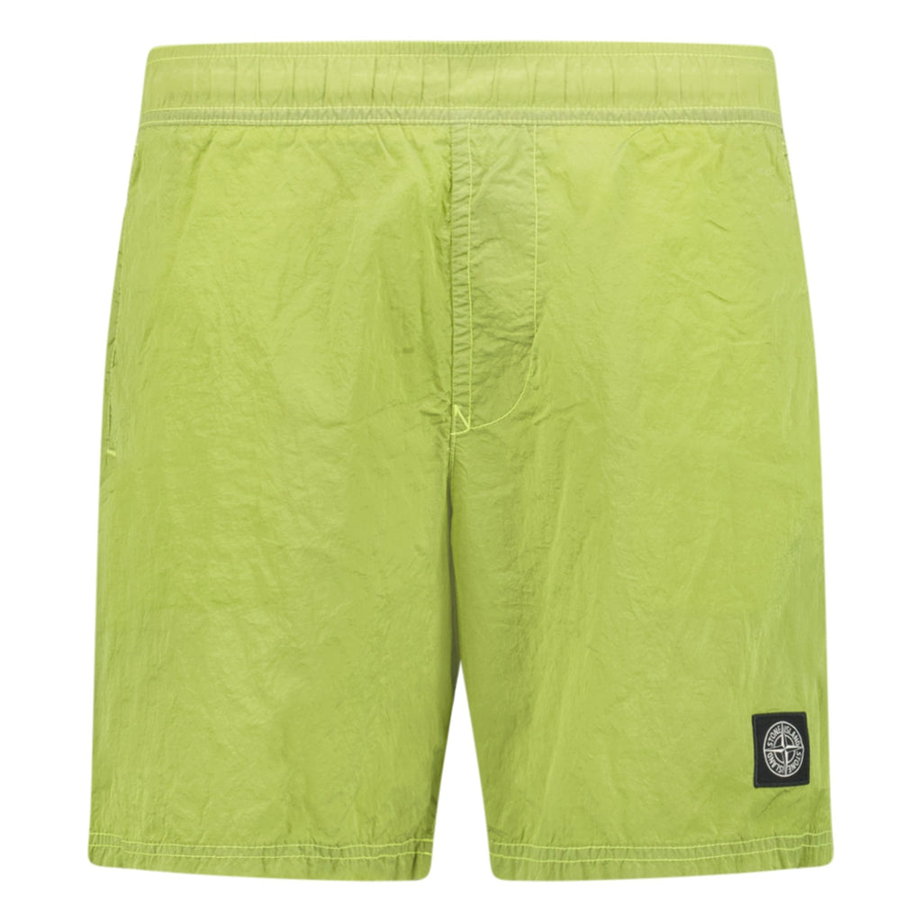 Stone Island Nylon Metal Swim Shorts Green - chancefashionco