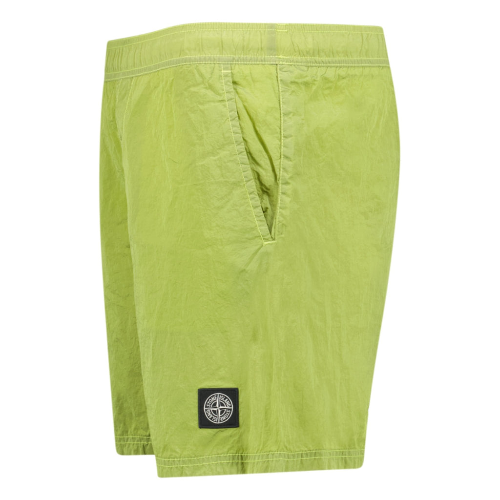 Stone Island Nylon Metal Swim Shorts Green - chancefashionco