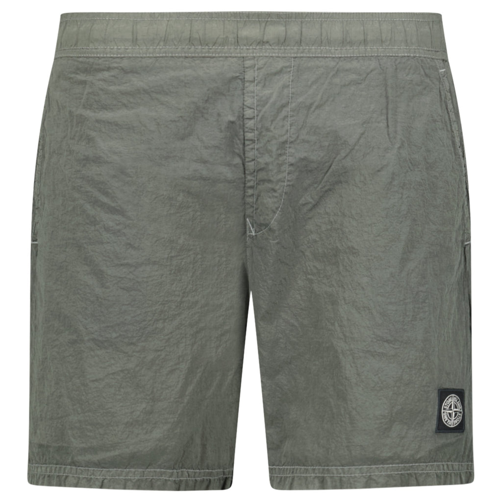 Stone Island Nylon Metal Swim Shorts Grey - chancefashionco