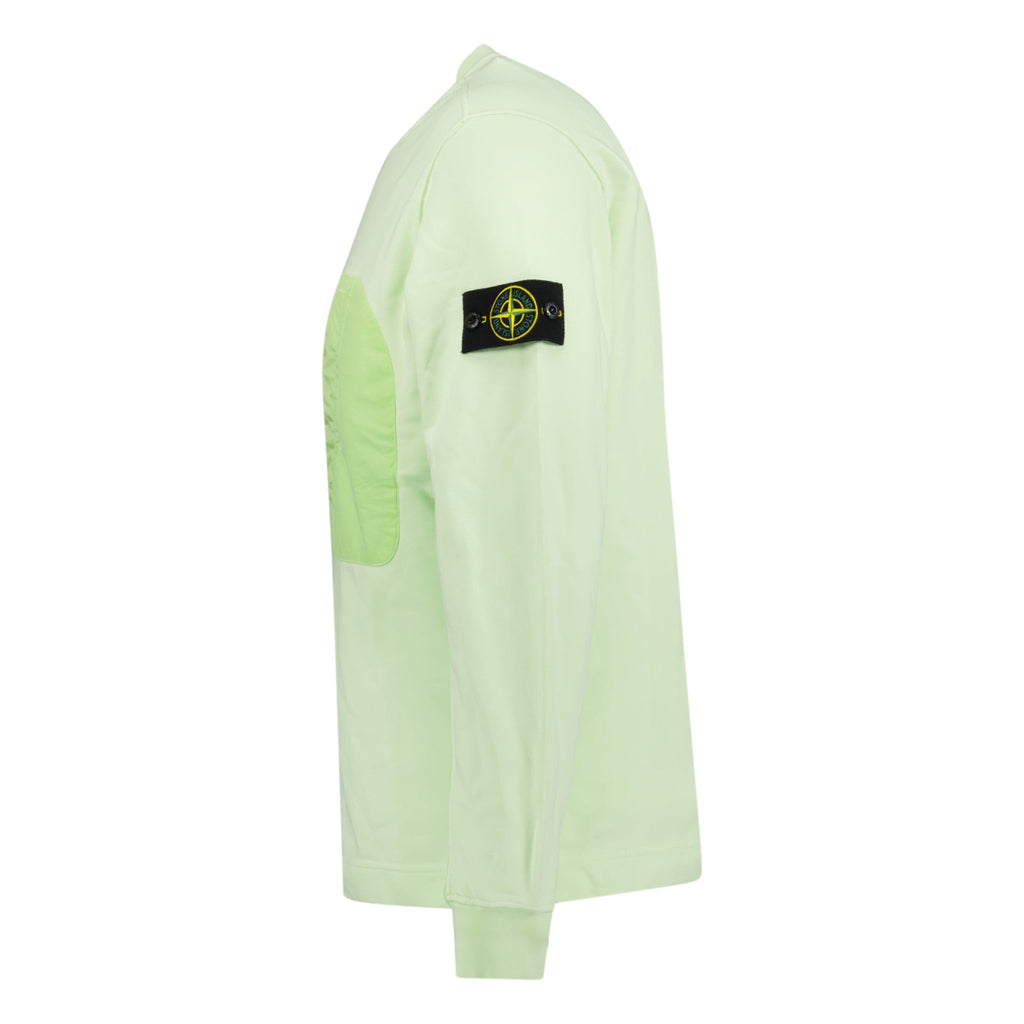 Stone Island Nylon Pocket Sweatshirt Green - chancefashionco