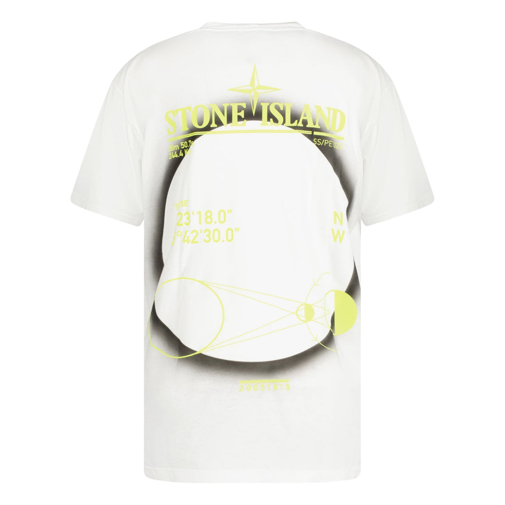 Stone Island Printed Logo T-Shirt White - chancefashionco