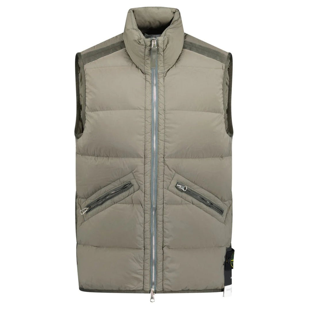 Stone Island Seamless Tunnel Down Gilet Walnut - chancefashionco