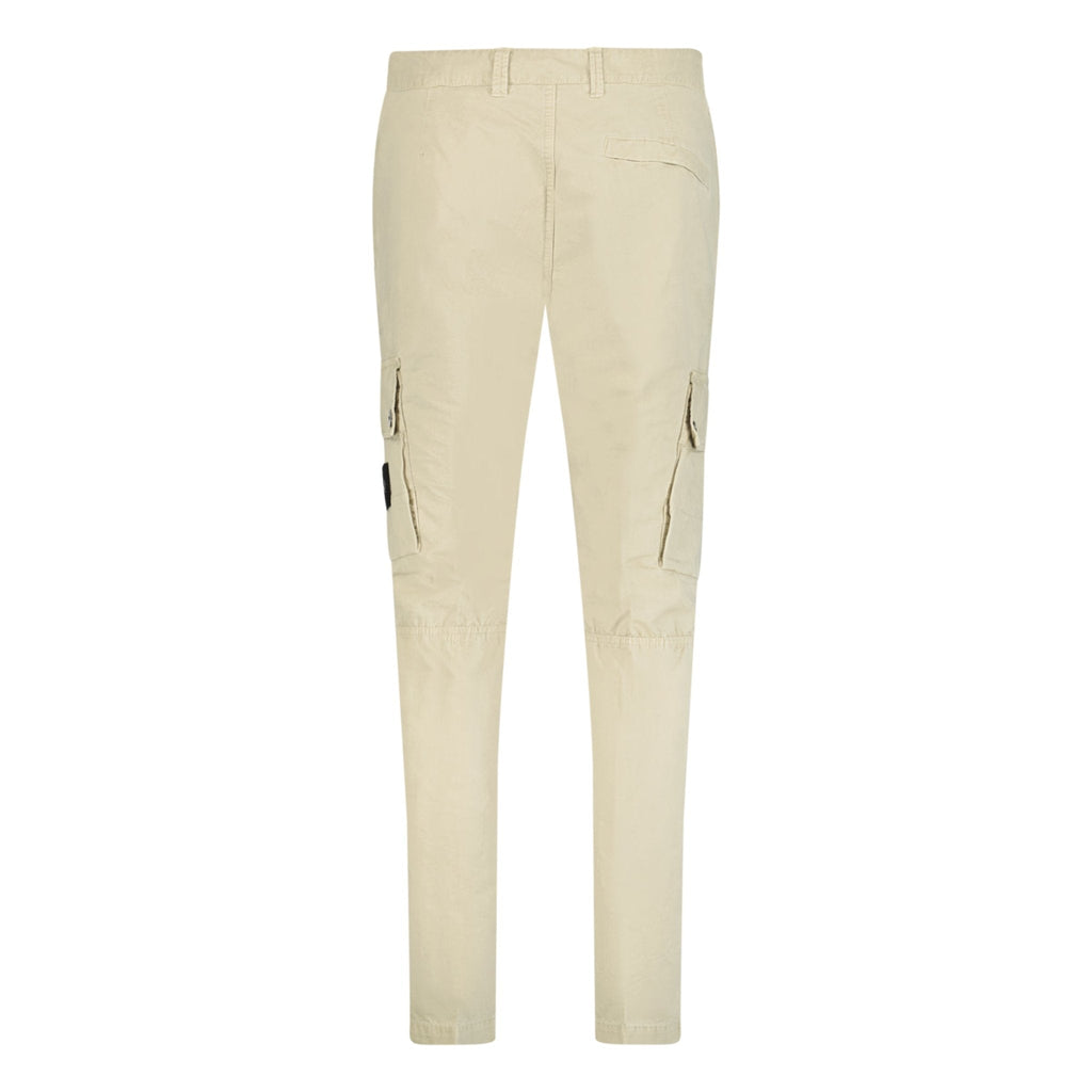 Stone Island Slim Fit Cargos Beige - chancefashionco