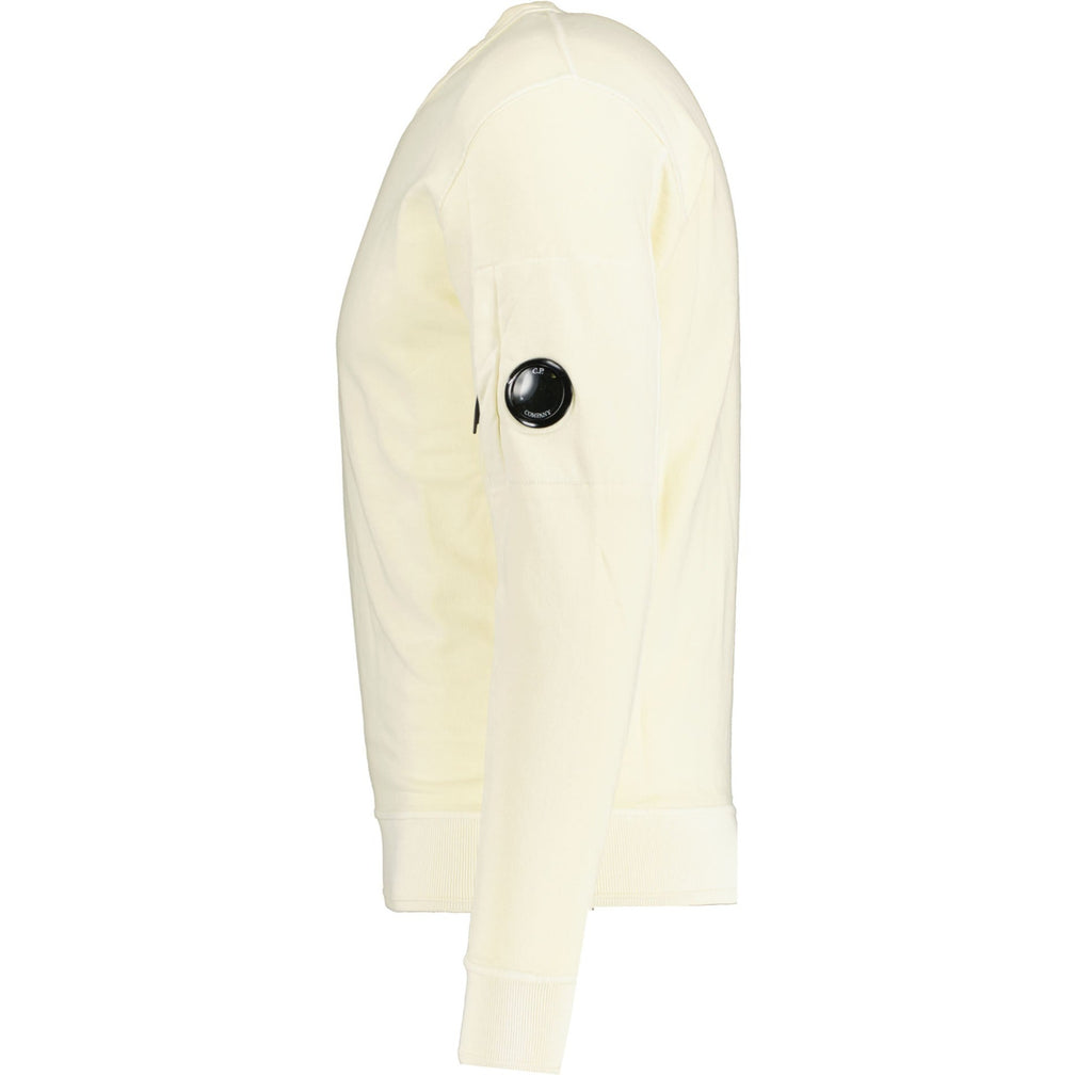 CP Company Arm Lens Resist Dyed Sweatshirt Pastel Yellow - chancefashionco