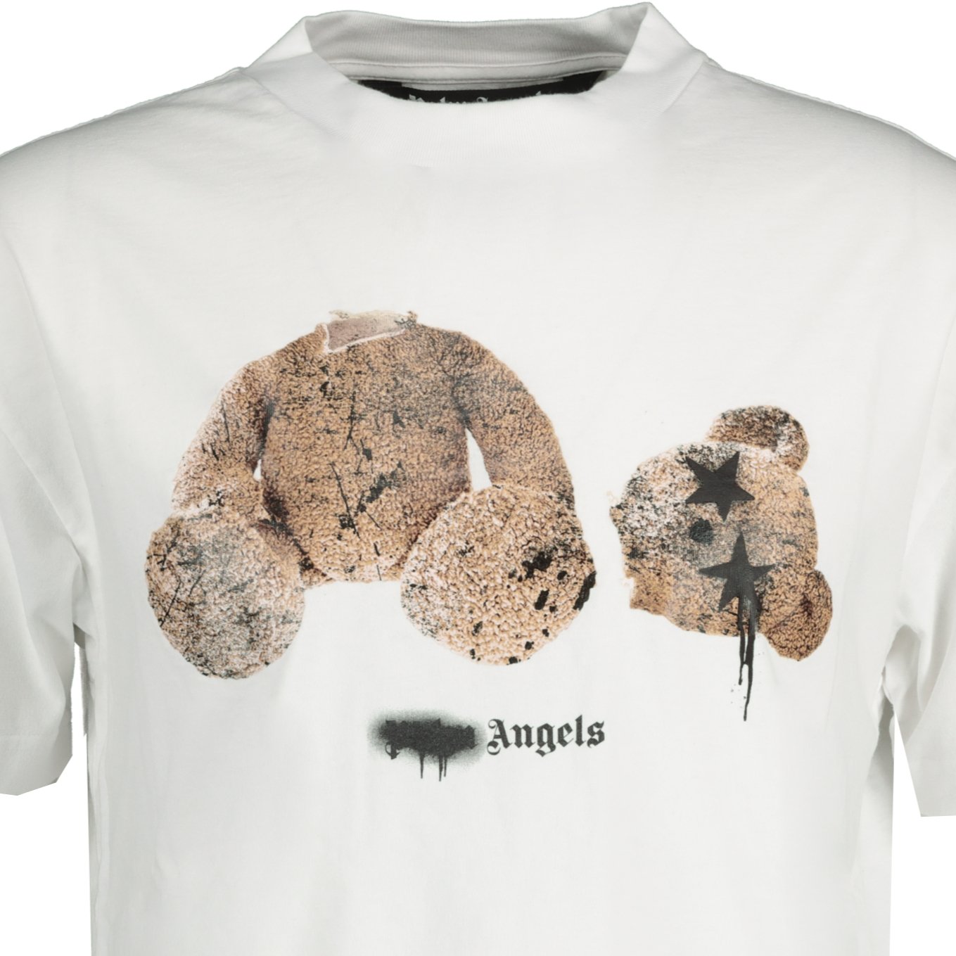 Palm Angels Bear Print T-Shirt White