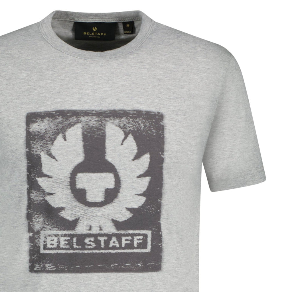 Belstaff Print Logo T-Shirt Grey - chancefashionco