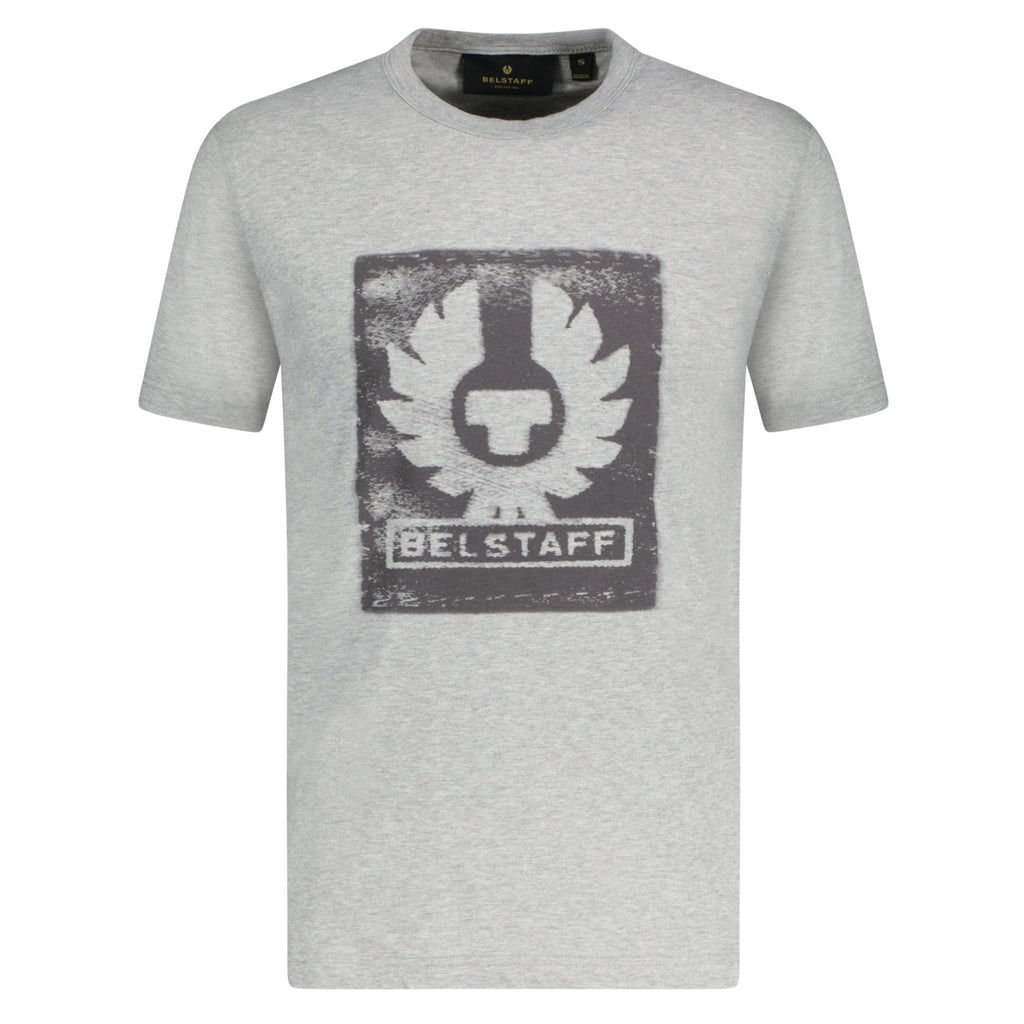 Belstaff Print Logo T-Shirt Grey - chancefashionco