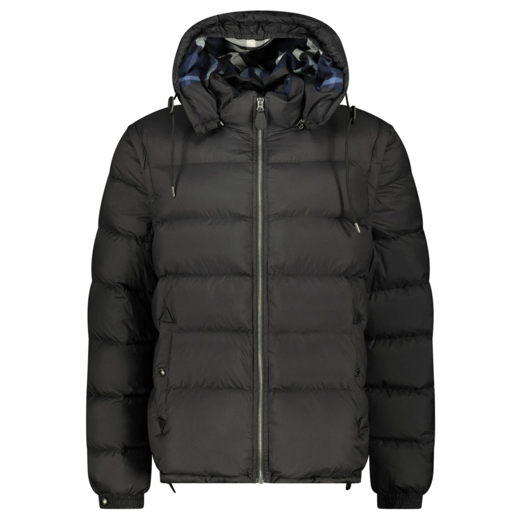 Burberry 'Basford' Hooded Down Jacket Black - chancefashionco