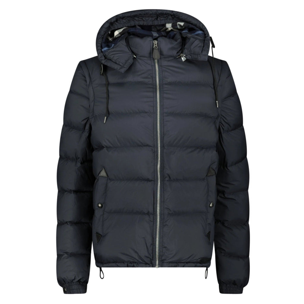 Burberry 'Basford' Hooded Down Jacket Navy - chancefashionco