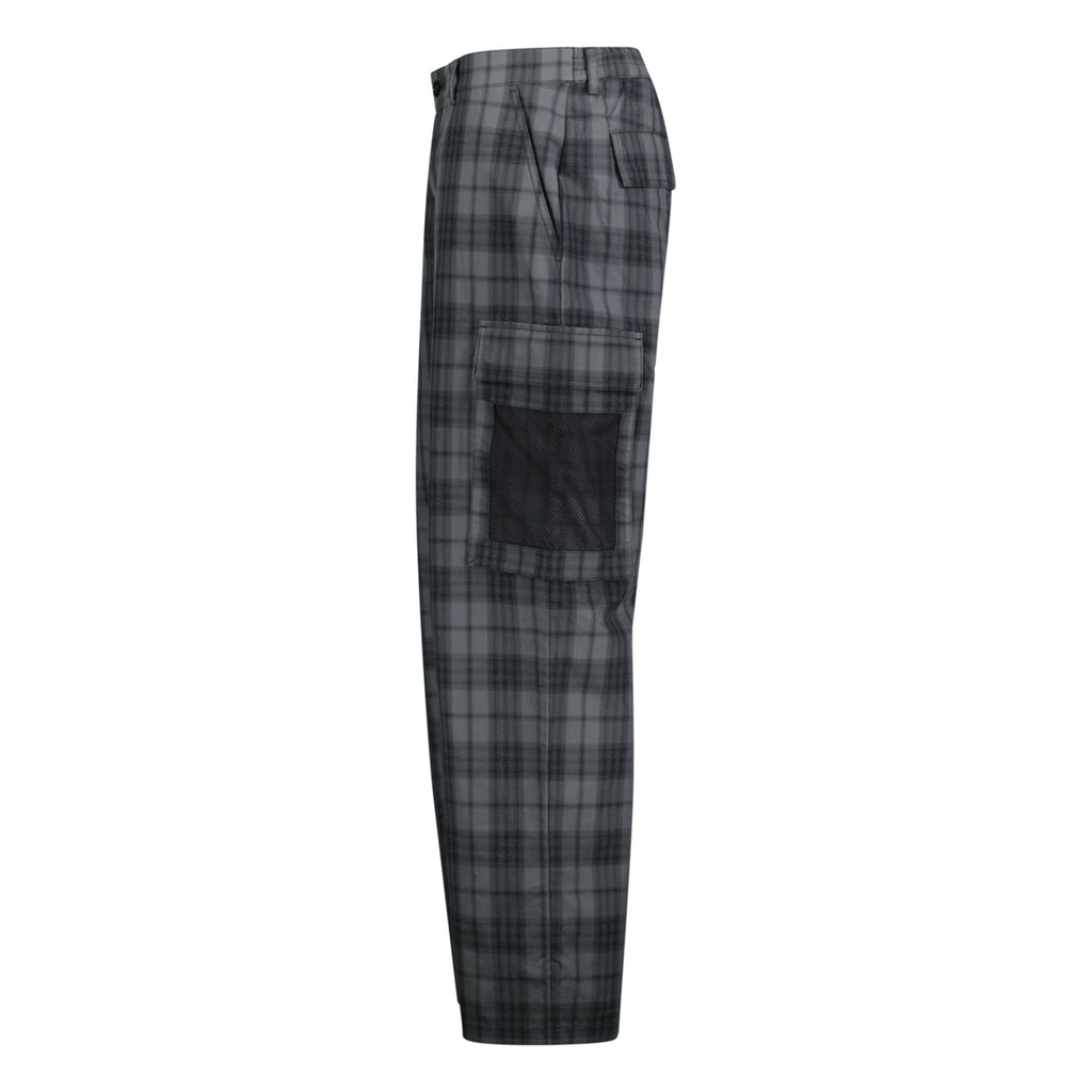 Burberry 'Belstone' Check Cargos Dark Grey - chancefashionco