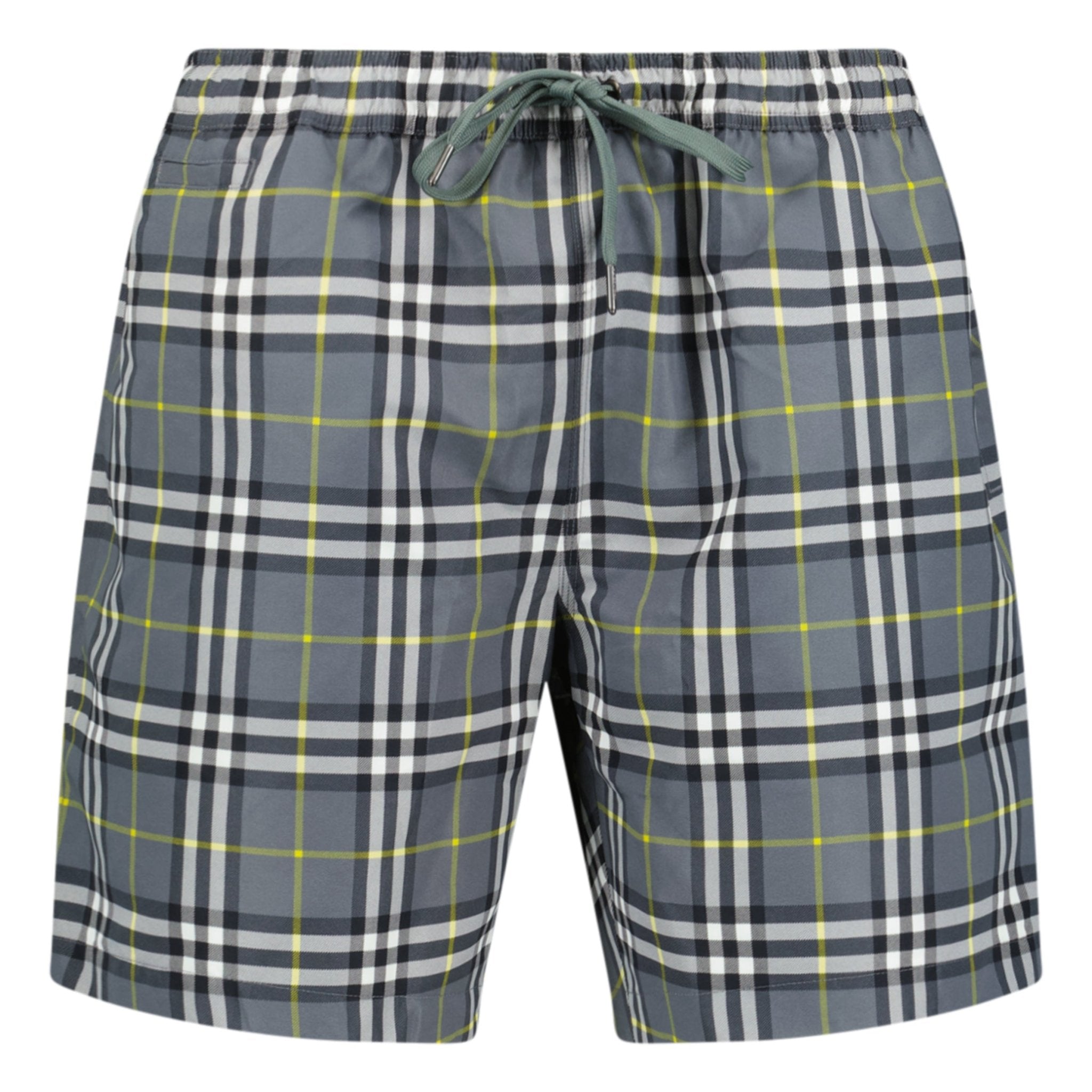 Adidas Mens Adidas Plaid Bermuda Shorts Burberry Check Swim