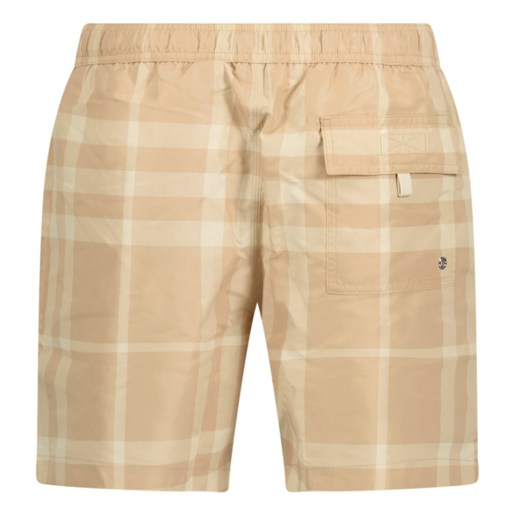 Burberry Check Swim Shorts Soft Fawn - chancefashionco