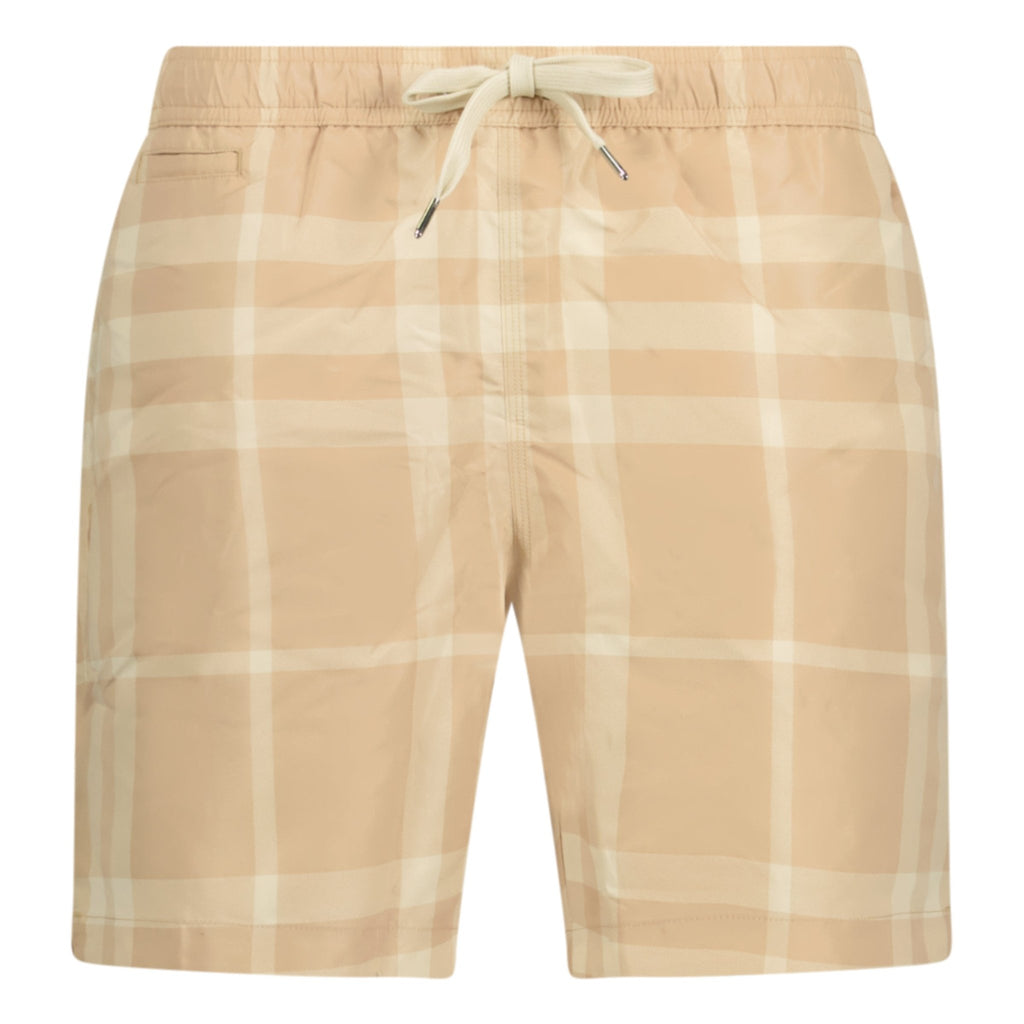 Burberry Check Swim Shorts Soft Fawn - chancefashionco