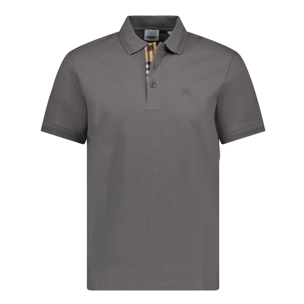 Burberry 'Eddie' Check Polo Grey - chancefashionco