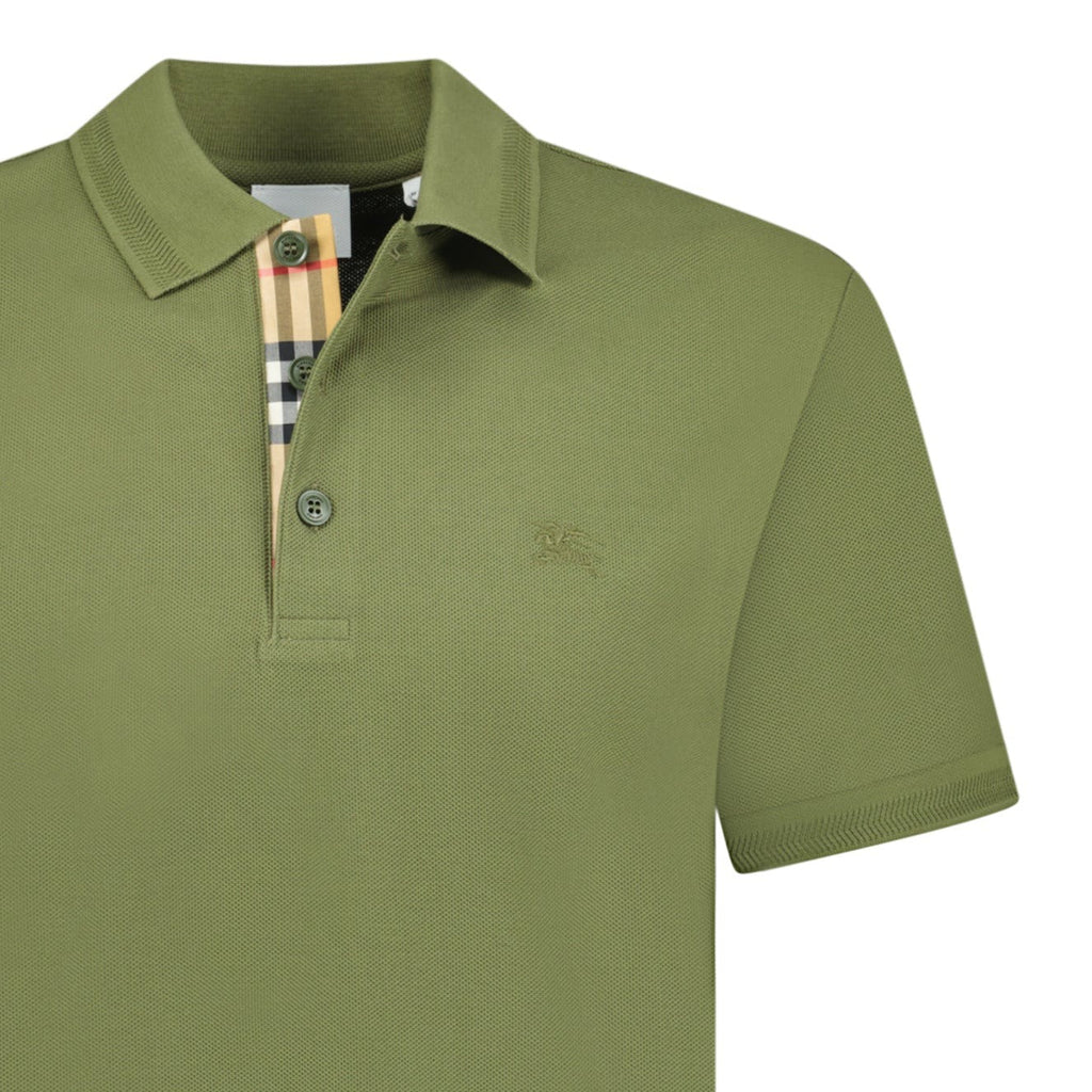 Burberry 'Eddie' Check Polo Khaki - chancefashionco