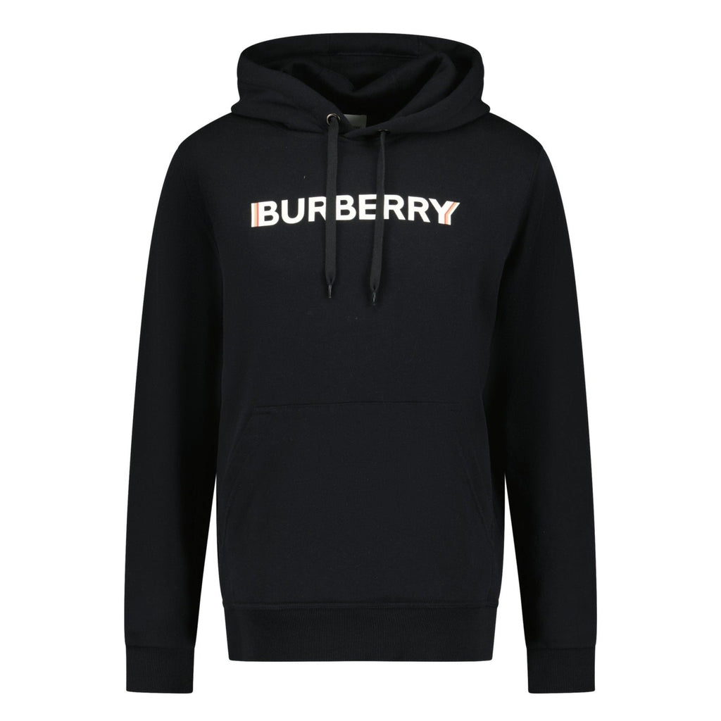 Burberry Farley Logo Hoodie Sweatshirt Black