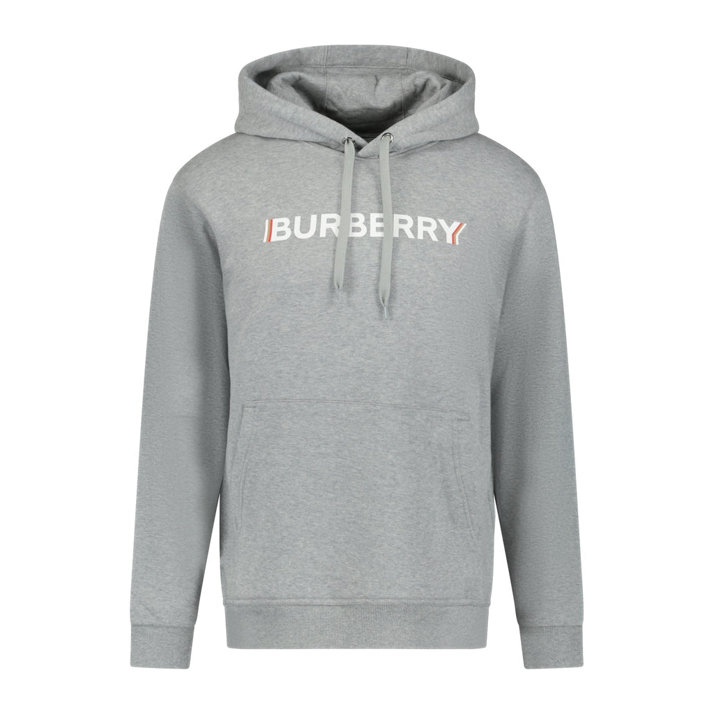 Burberry 'Farley' Logo Hoodie Sweatshirt Grey - chancefashionco