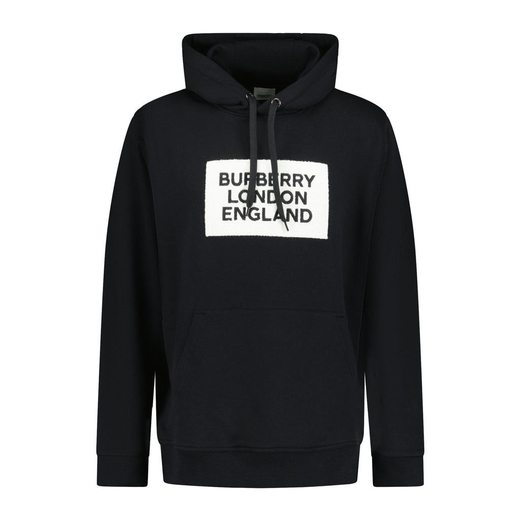 Burberry 'Fawson' Cotton Hooded Sweatshirt Black - chancefashionco