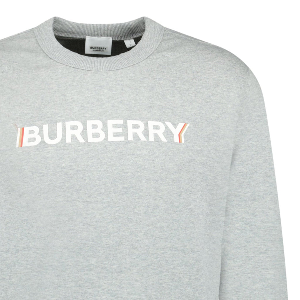 Burberry 'Fawson' Logo Print Sweatshirt Grey - chancefashionco