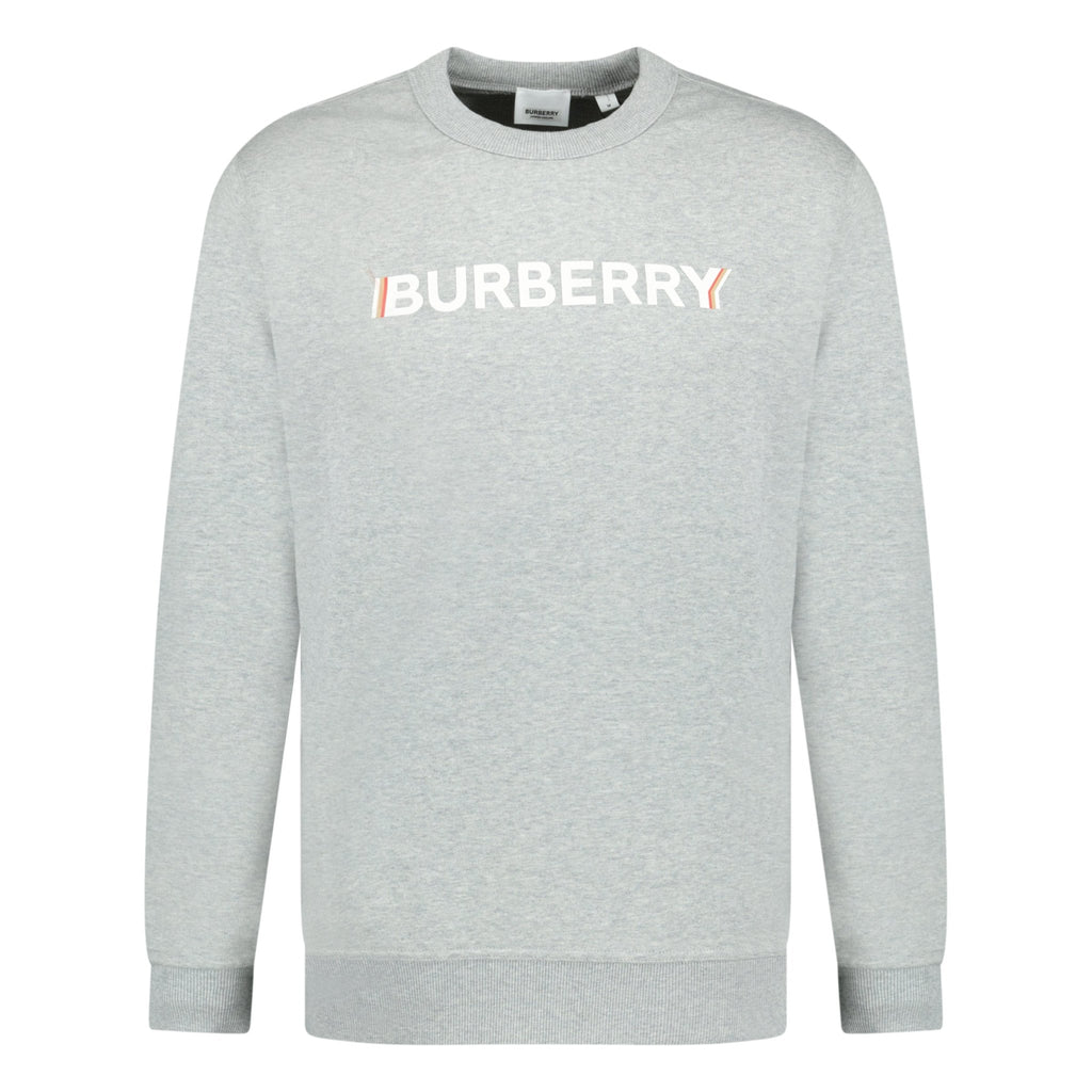 Burberry 'Fawson' Logo Print Sweatshirt Grey - chancefashionco