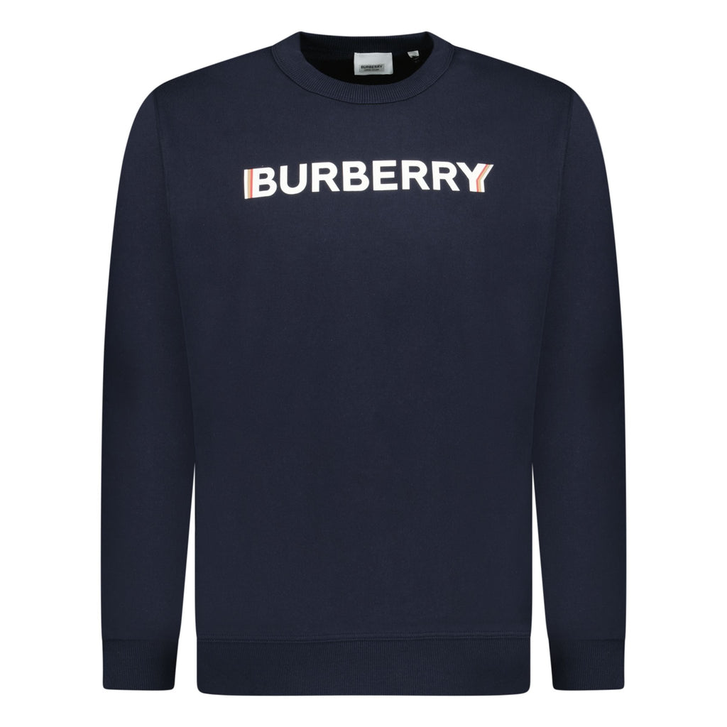 Burberry 'Fawson' Logo Print Sweatshirt Navy - chancefashionco