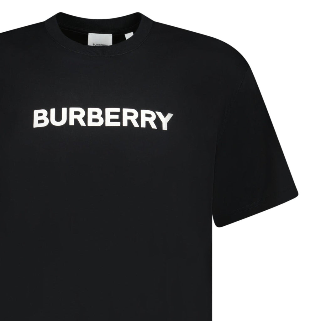 Burberry 'Harriston' Logo Print T-Shirt Black - chancefashionco