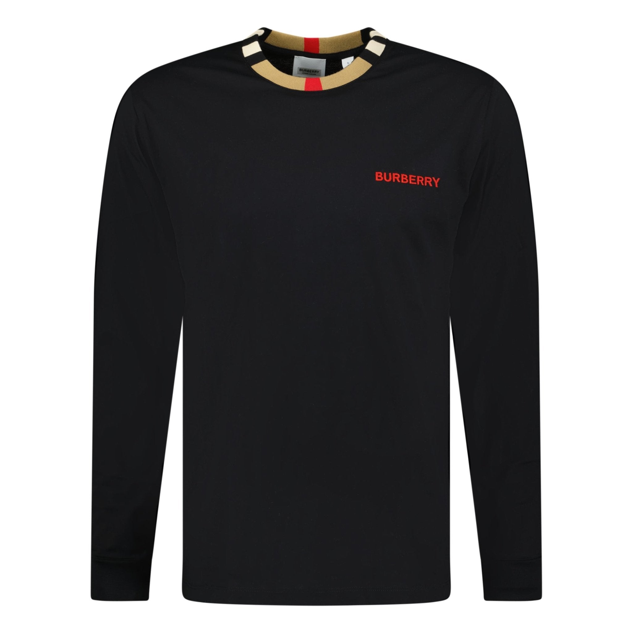 thumbnail image 2 of Men's Long Sleeve Black Panther Gaze Graphic T-Shirt – Silky Soft Polyester, Regular Fit, Black 2 of 6