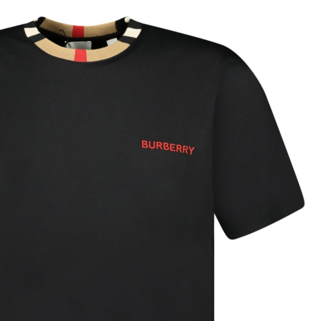 Burberry 'Jayson' Check T-Shirt Black - chancefashionco