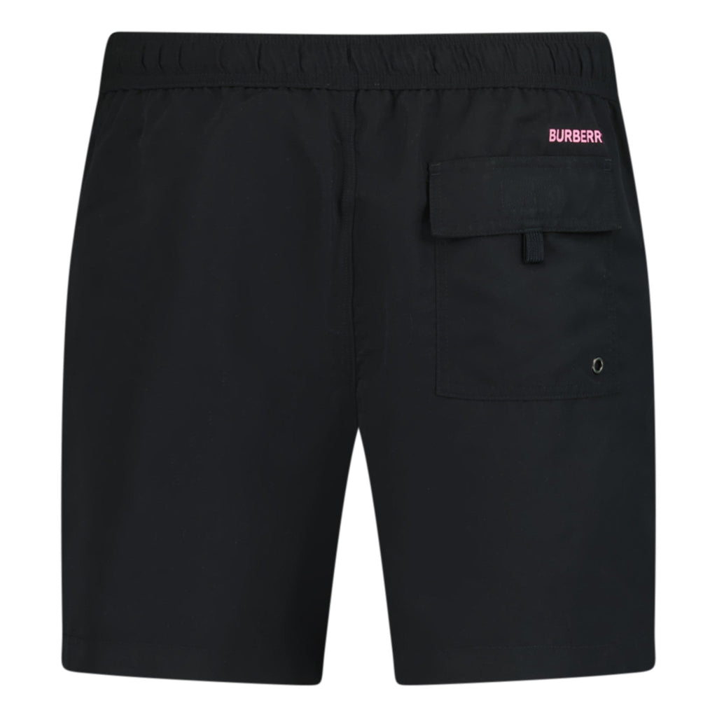 Burberry 'Martin Crest' Swim Shorts Black - chancefashionco