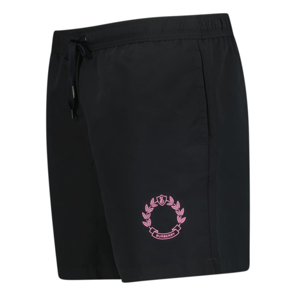 Burberry 'Martin Crest' Swim Shorts Black - chancefashionco