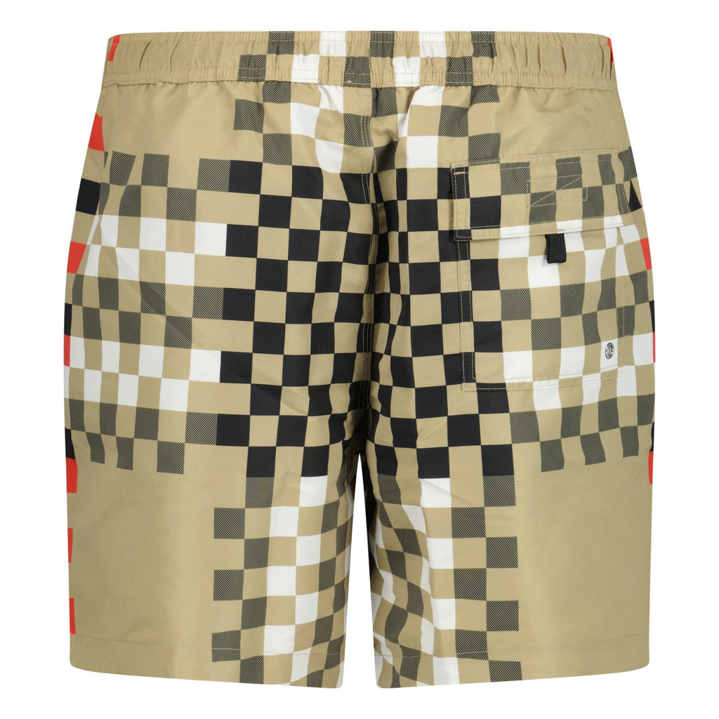 Burberry Pixel Check Print Swim Shorts - chancefashionco