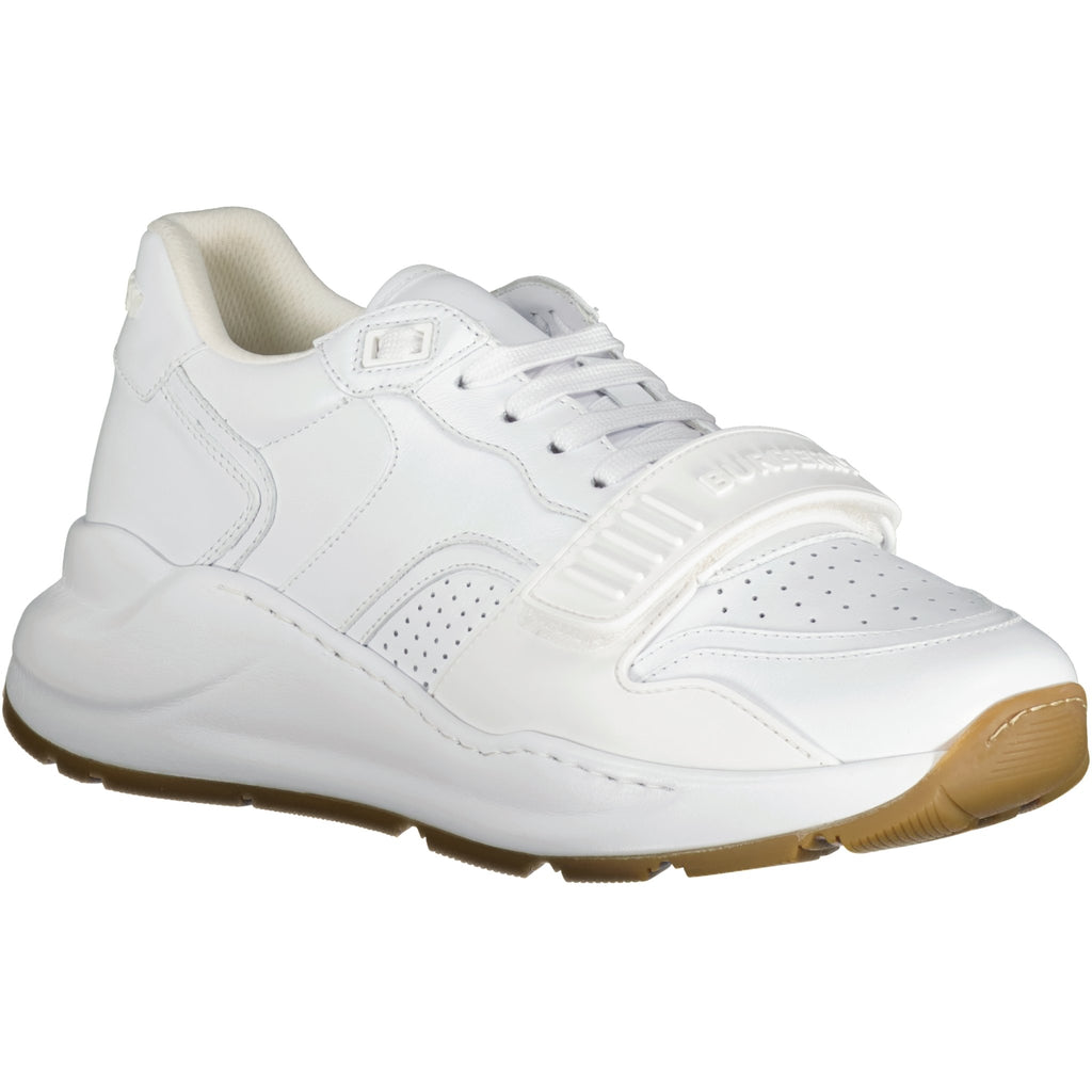 Burberry Ramsey Sneakers All White | chancefashionco