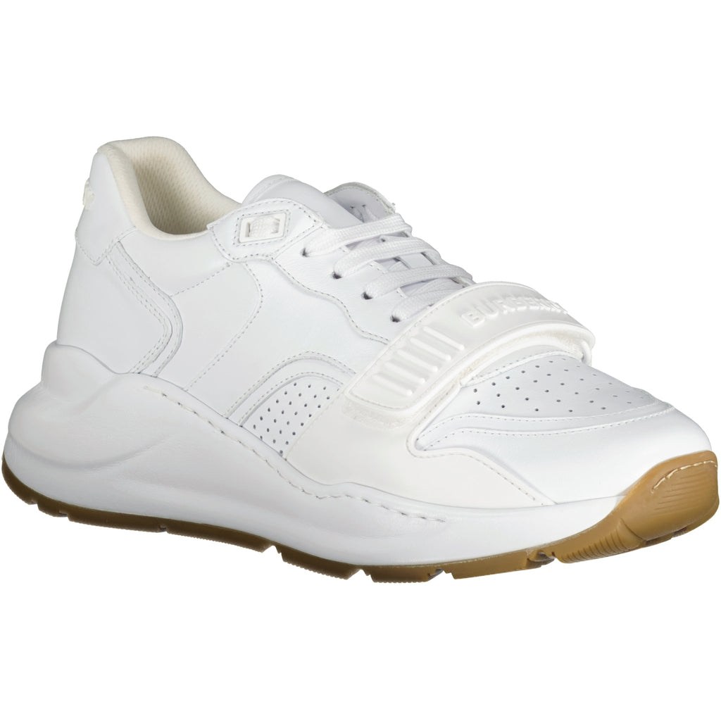 Burberry Ramsey Sneakers All White - chancefashionco