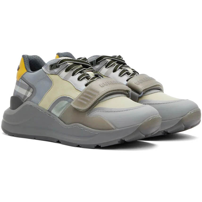 Burberry Ramsey Trainers Grey - chancefashionco