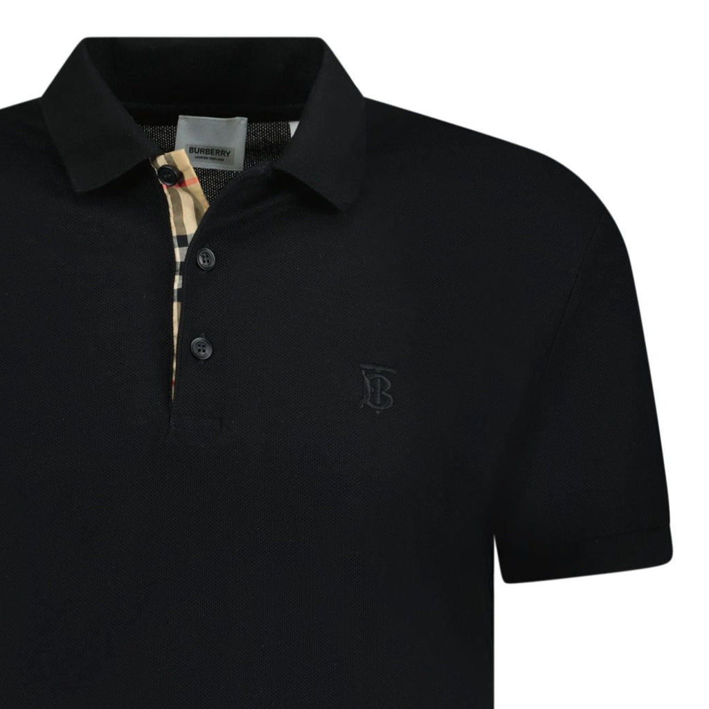 Burberry TB Check Polo Black - chancefashionco