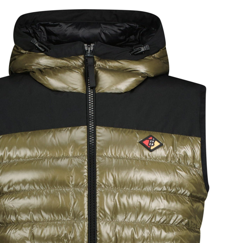 Burberry TB Logo Down Gilet Olive - chancefashionco