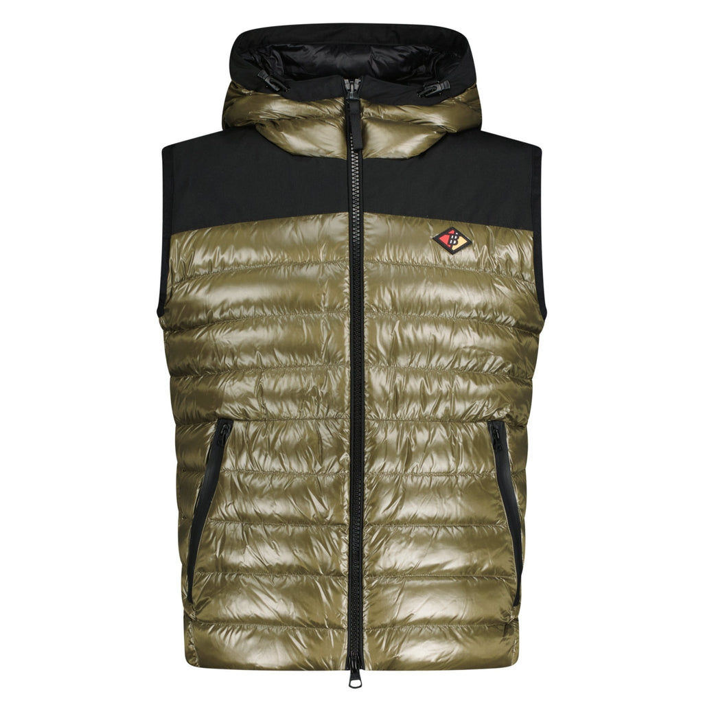 Burberry TB Logo Down Gilet Olive - chancefashionco