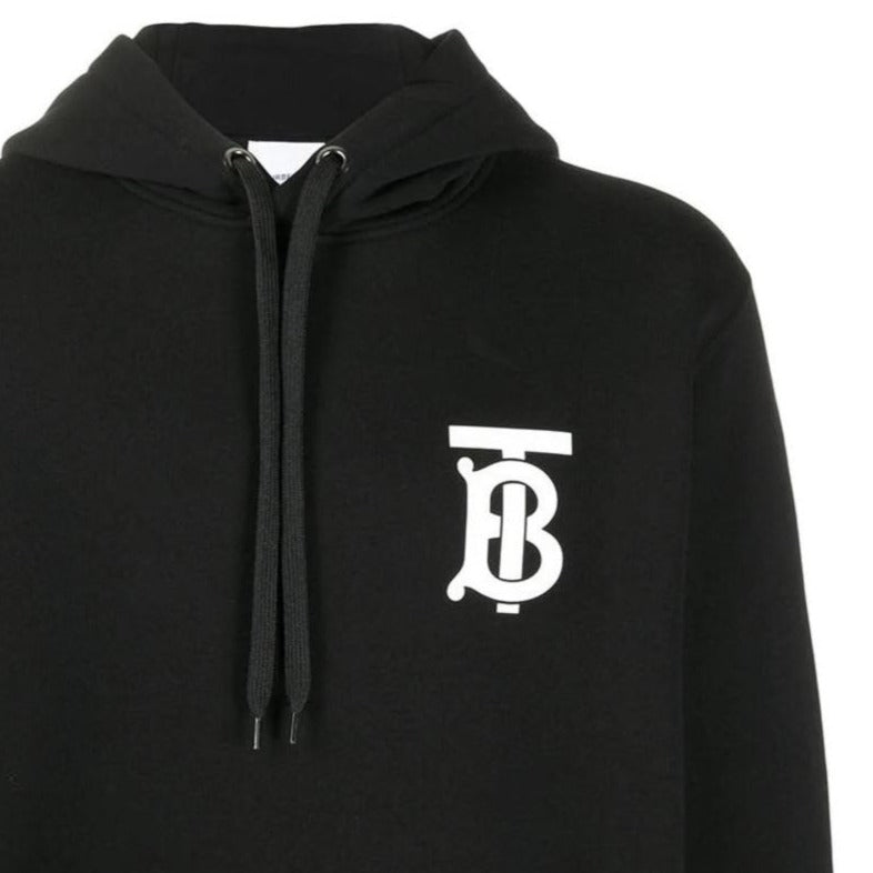 Burberry TB Print Hooded Sweatshirt Black - chancefashionco