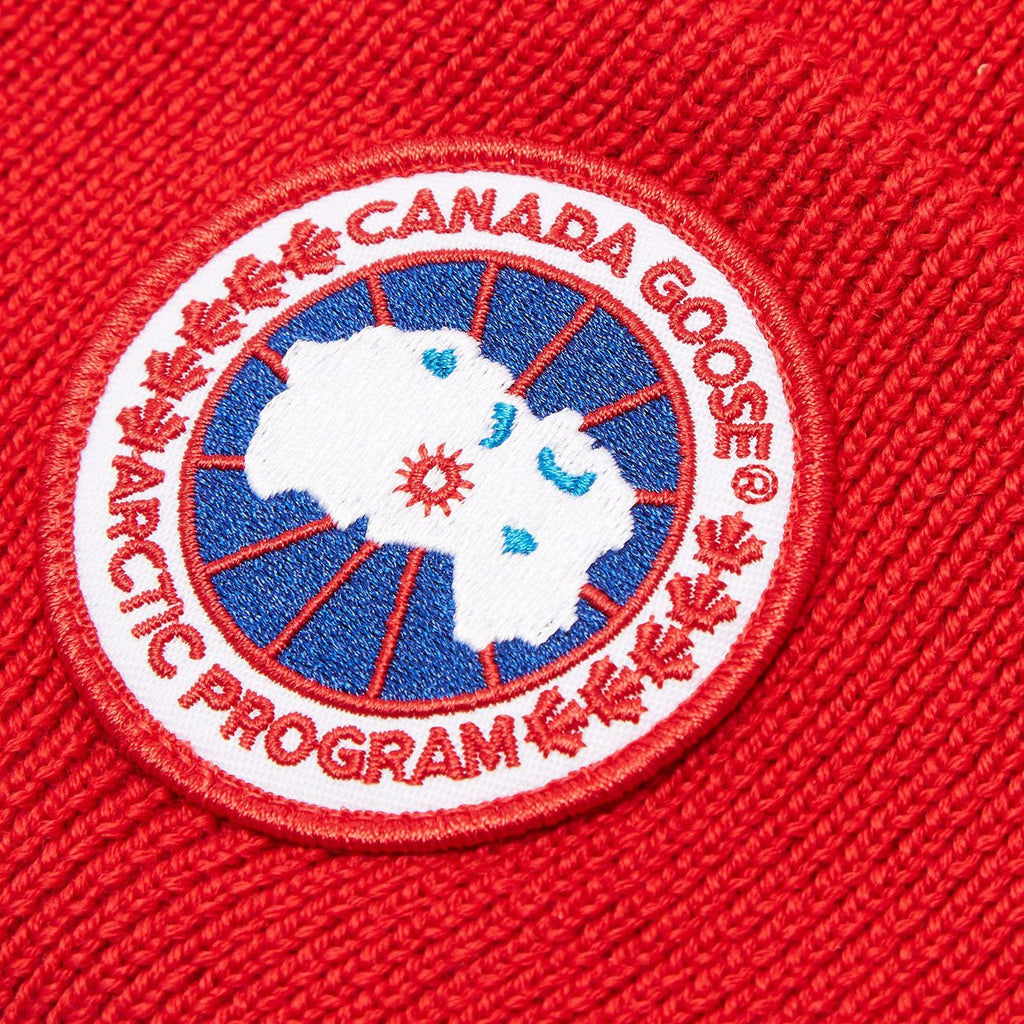 Canada Goose Artic Disc Thermal Toque Beanie Red - chancefashionco