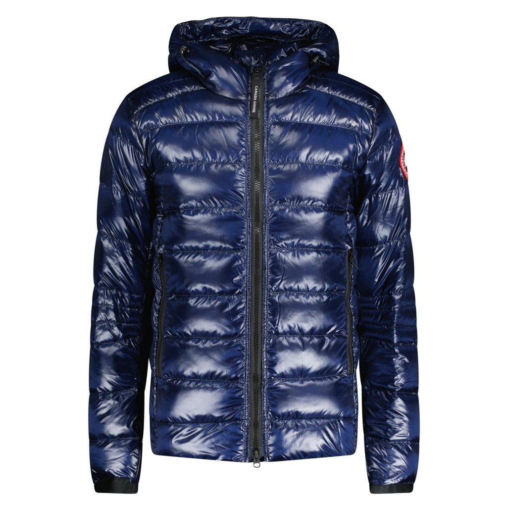 Canada Goose Crofton Down Jacket Navy - chancefashionco